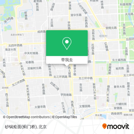 砂锅烩面(蓟门桥)地图
