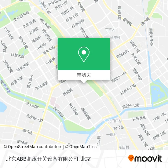 北京ABB高压开关设备有限公司地图