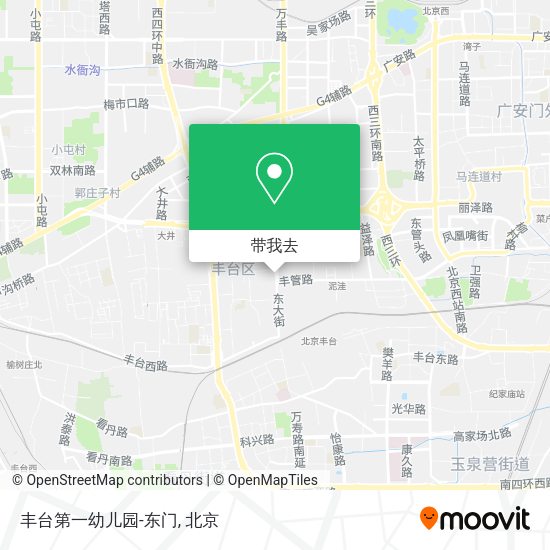 丰台第一幼儿园-东门地图
