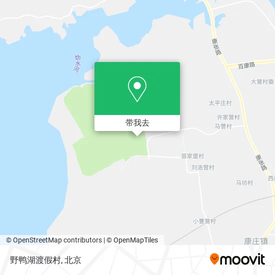 野鸭湖渡假村地图