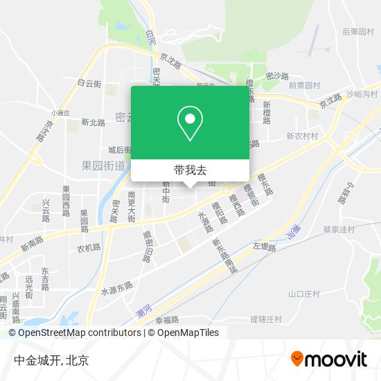 中金城开地图