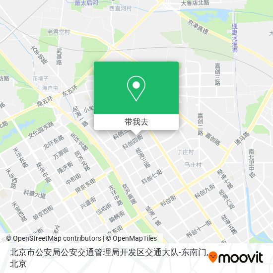 北京市公安局公安交通管理局开发区交通大队-东南门地图