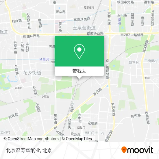 北京温哥华纸业地图