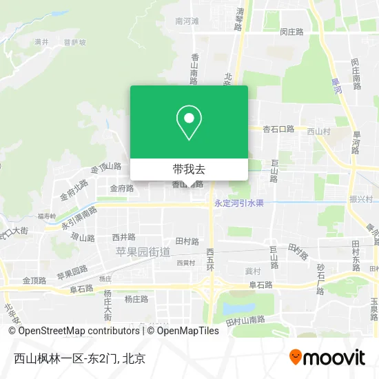 西山枫林一区-东2门地图