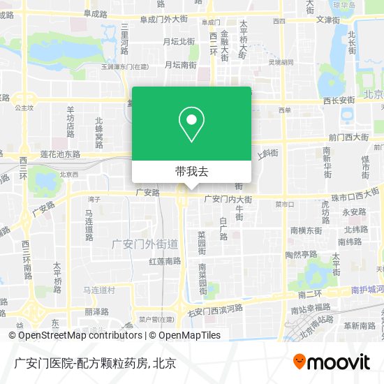 广安门医院-配方颗粒药房地图