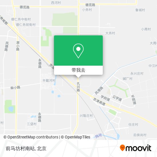 前马坊村南站地图