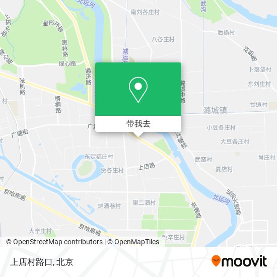 上店村路口地图