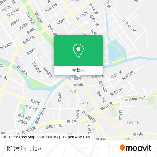 北门村路口地图