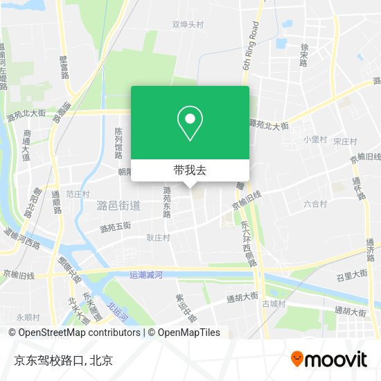 京东驾校路口地图
