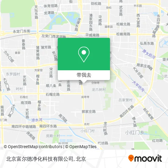 北京富尔德净化科技有限公司地图