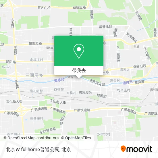 北京W fullhome普通公寓地图