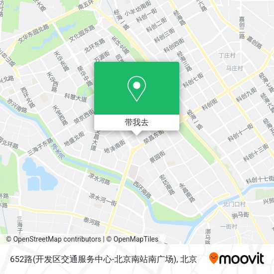 652路(开发区交通服务中心-北京南站南广场)地图