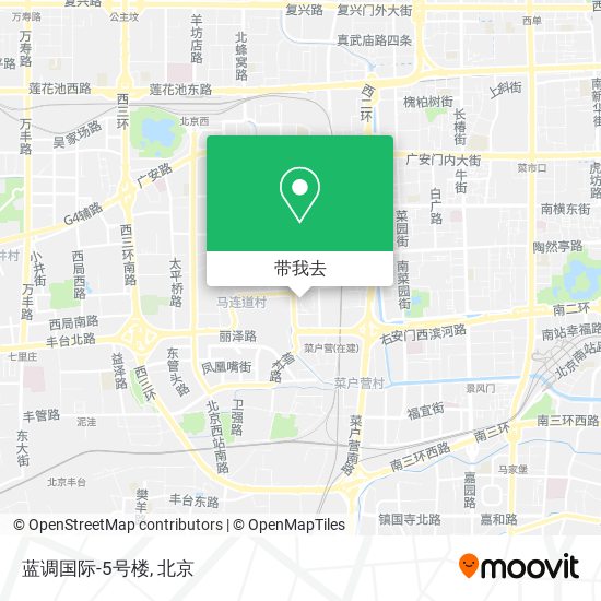 蓝调国际-5号楼地图