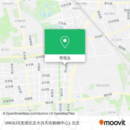 UNIQLO(龙湖北京大兴天街购物中心)地图