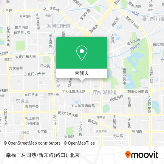 幸福三村四巷/新东路(路口)地图