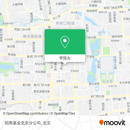 招商基金北京分公司地图