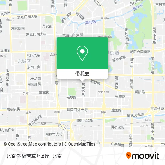 北京侨福芳草地d座地图