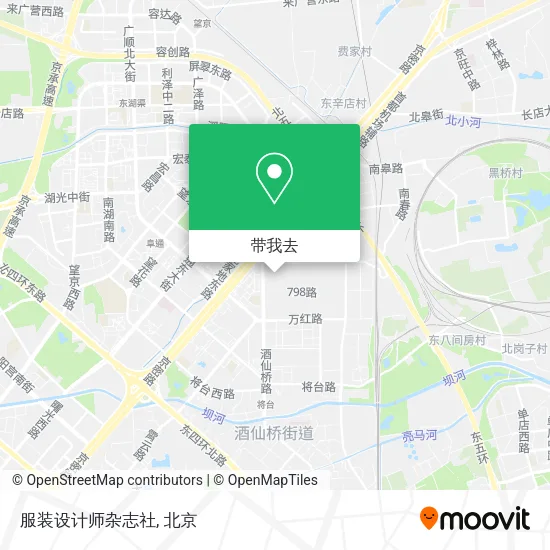 服装设计师杂志社地图