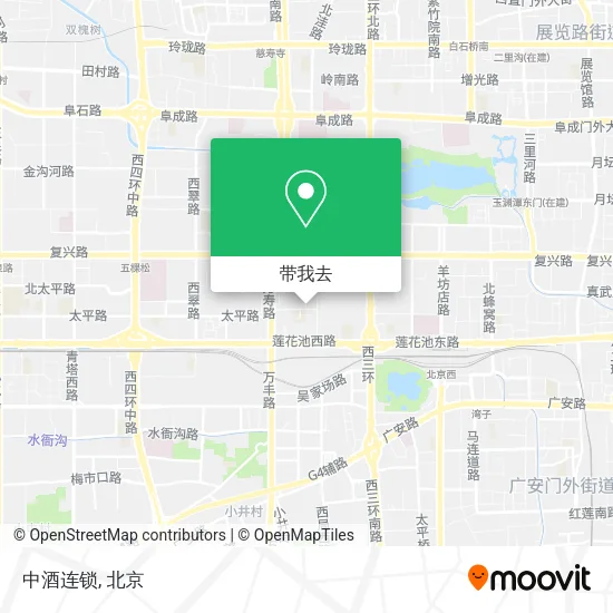 中酒连锁地图