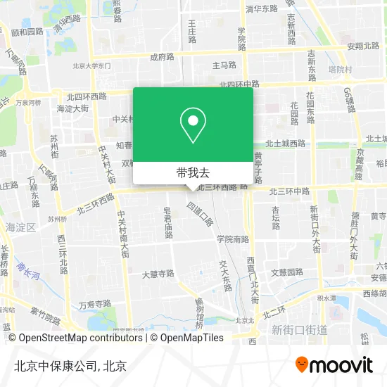 北京中保康公司地图