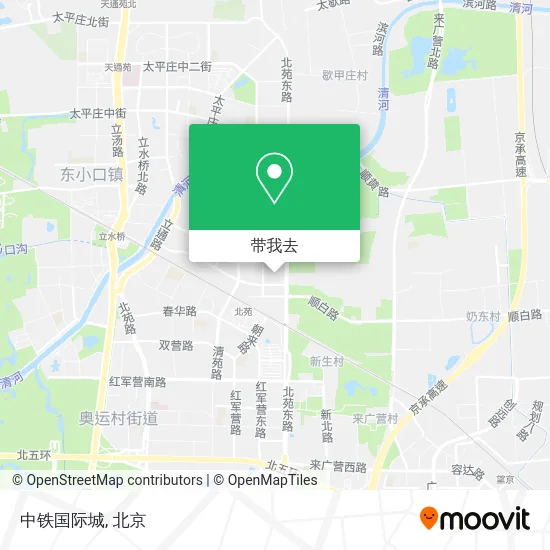 中铁国际城地图