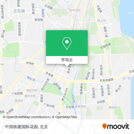 中国铁建国际花园地图