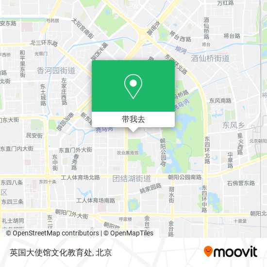 英国大使馆文化教育处地图