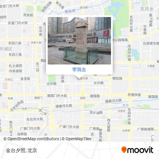 金台夕照地图