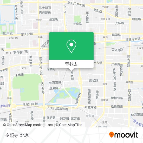 夕照寺地图