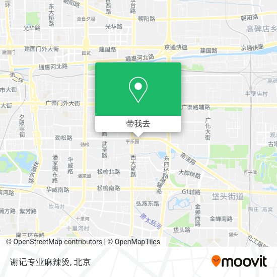 谢记专业麻辣烫地图