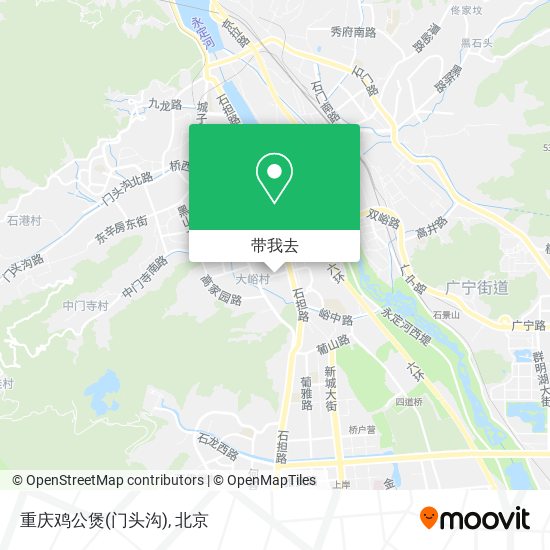 重庆鸡公煲(门头沟)地图