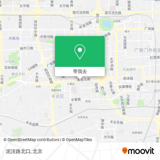 泥洼路北口地图
