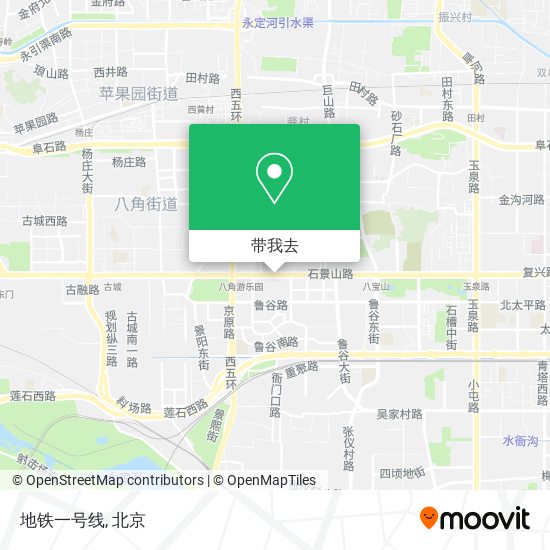 地铁一号线地图