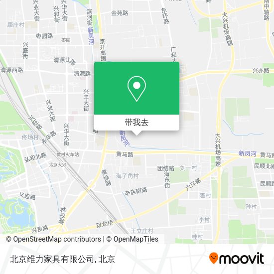 北京维力家具有限公司地图
