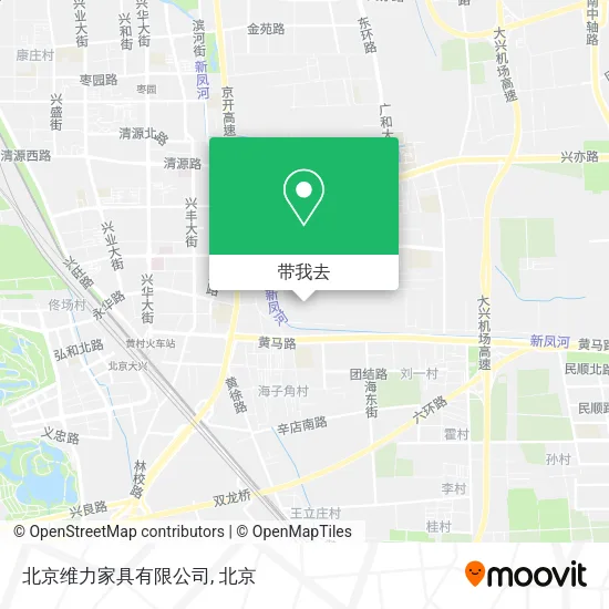北京维力家具有限公司地图