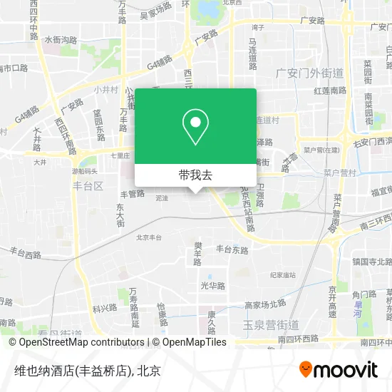 维也纳酒店(丰益桥店)地图