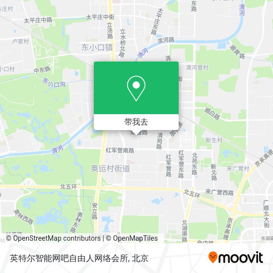 英特尔智能网吧自由人网络会所地图