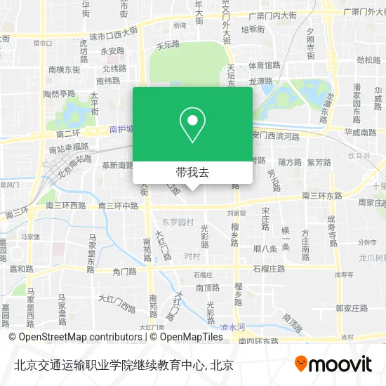 北京交通运输职业学院继续教育中心地图