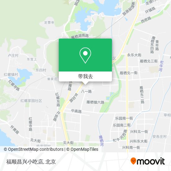 福顺昌兴小吃店地图