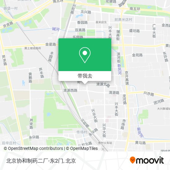 北京协和制药二厂-东2门地图