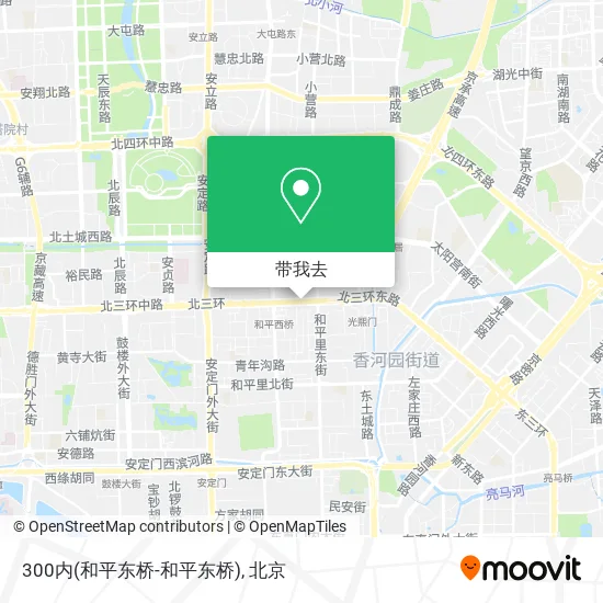 300内(和平东桥-和平东桥)地图
