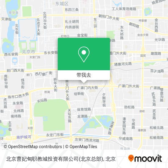 北京曹妃甸职教城投资有限公司(北京总部)地图