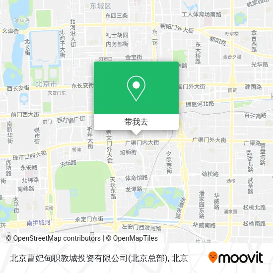 北京曹妃甸职教城投资有限公司(北京总部)地图