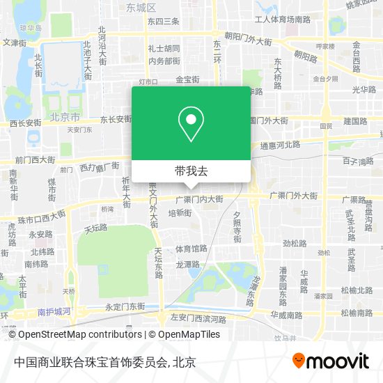 中国商业联合珠宝首饰委员会地图