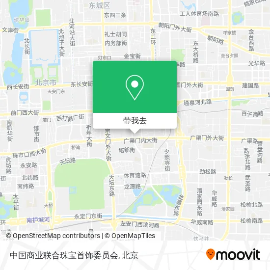 中国商业联合珠宝首饰委员会地图