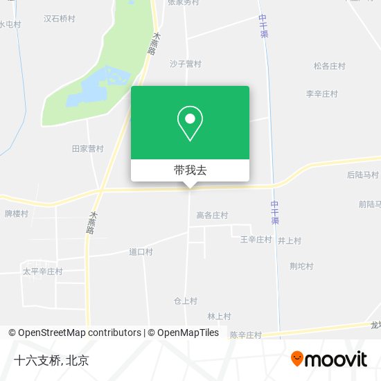 十六支桥地图