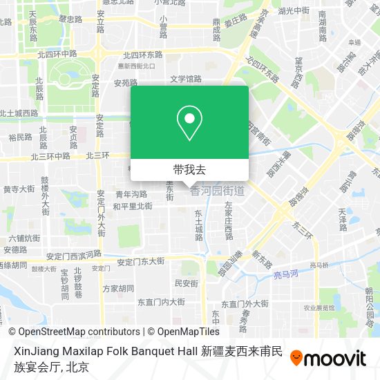 XinJiang Maxilap Folk Banquet Hall 新疆麦西来甫民族宴会厅地图
