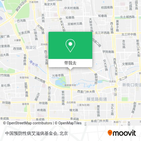 中国预防性病艾滋病基金会地图