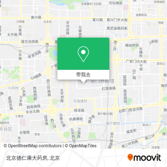北京德仁康大药房地图