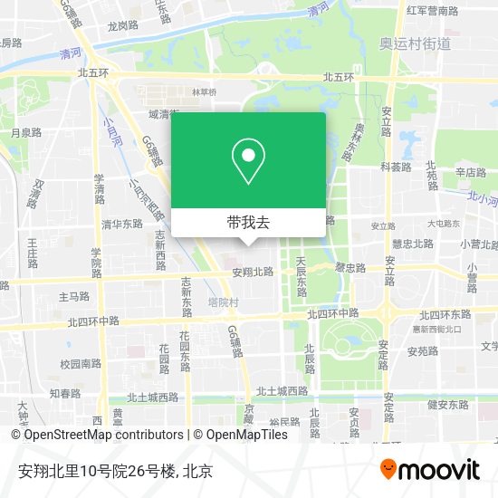 安翔北里10号院26号楼地图